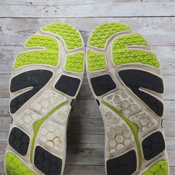 Hoka One One Mens Bondi 3 Green Black Low Top Running Sneakers Size US 9.5 M - Picture 9 of 10